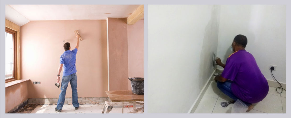 Waterproofing vendors usually fix the problem of seepage, wall paint peel off or dampness on the wall simply by removing the existing surface and applying waterproofing solutions on the affected areas and repainting it again.