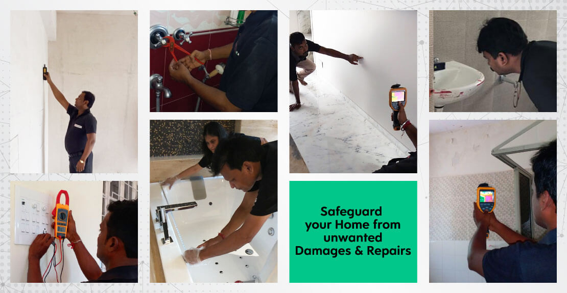 With the help of home inspection service, safeguard your from unwanted damages & repairs