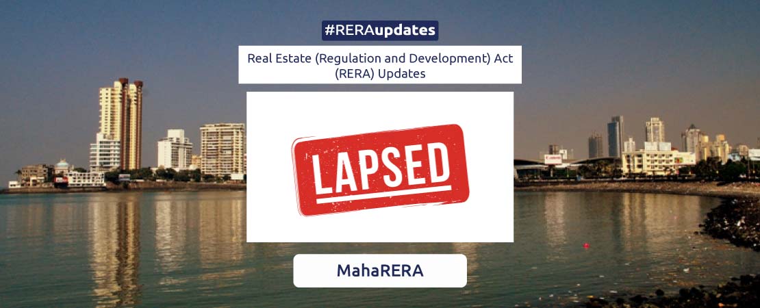 The validity of MahaRERA registration of over 4,500 real estate projects in the state with more than 3,50,000 flats has lapsed, as per the official MahaRERA website.